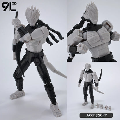 Titan 13 Action Figure 14cm Poseable Robot Model