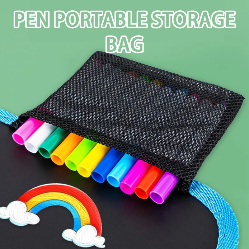 Reusable Doodle Book for Kids with 12 Watercolor Pens