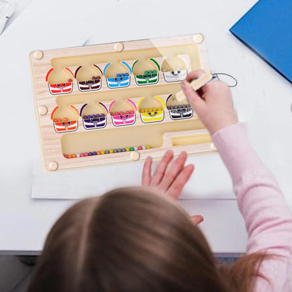 A hands-on activity board designed for learning, focus, and fine motor practice.