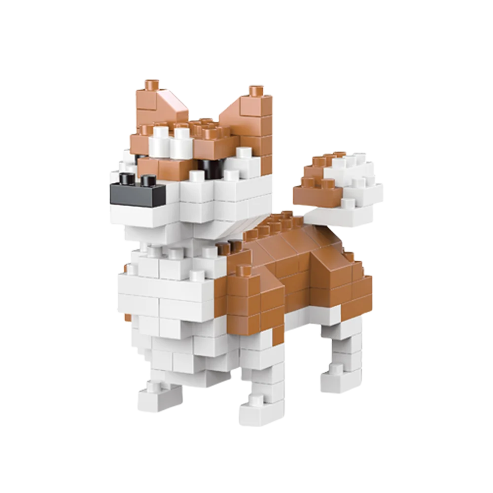 Dachshund Dog Building Blocks Mini Lifelike Model Construction Toy