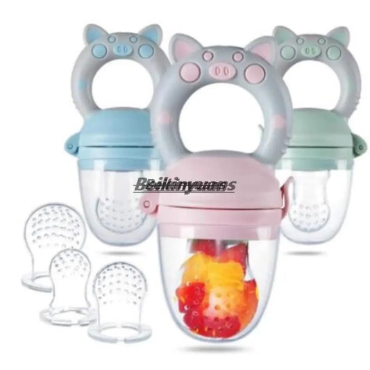 Baby Fruit Feeder Pacifier Silicone Teething Feeder