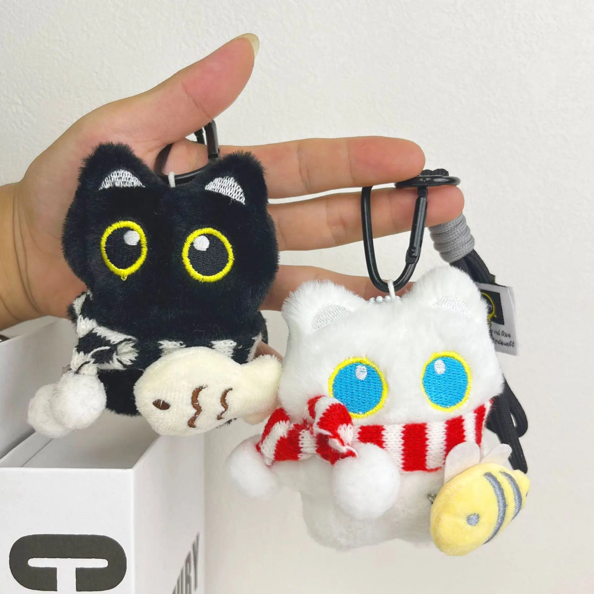 A cute plush accessory for bags, backpacks, car keys, and matching gifts.