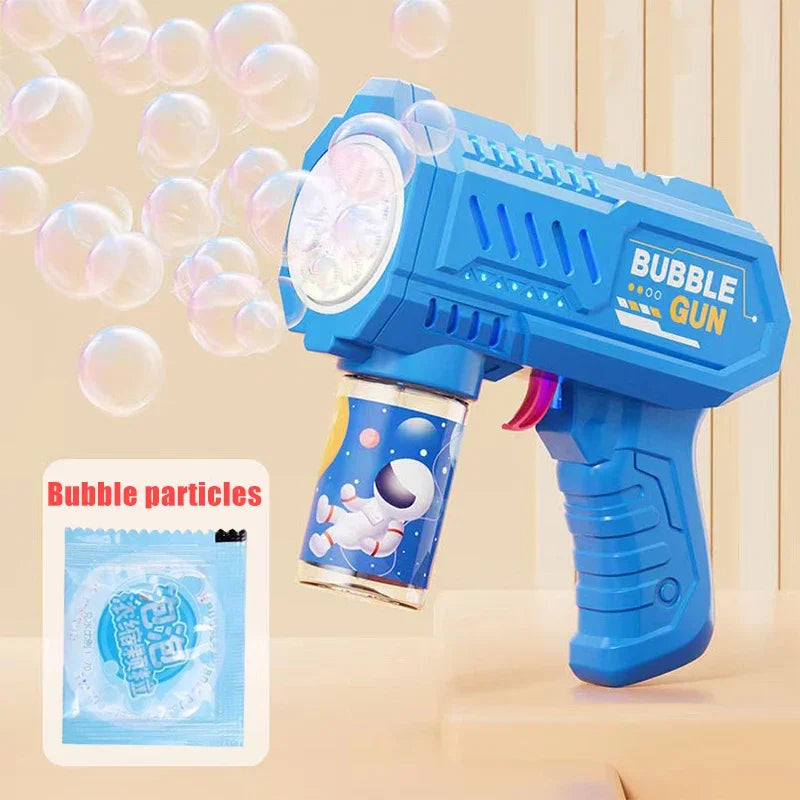 Dinosaur Bubble Machine Electric Bubble Gun with Lights