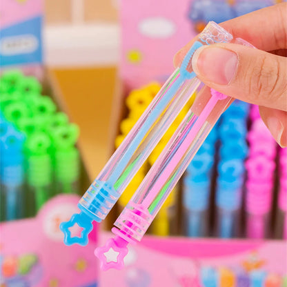 Mini Bubble Tube Party Favors Set for Kids Events