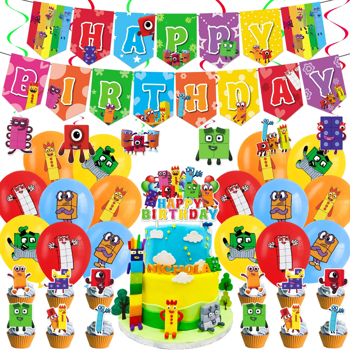 Number Latex Balloons Birthday Party Decoration Supplies