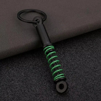 Stainless Steel Car Keychain – Brake Disc Turbo Gear Keyring for Men