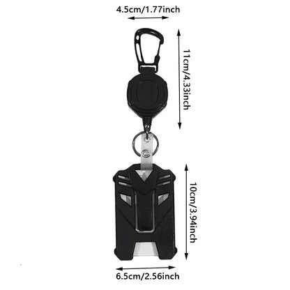 Retractable Badge Holder with ID Card Holder Case Clip