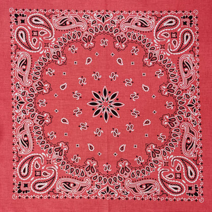 Paisley Bandana 100% Cotton Square Head Scarf 55cm
