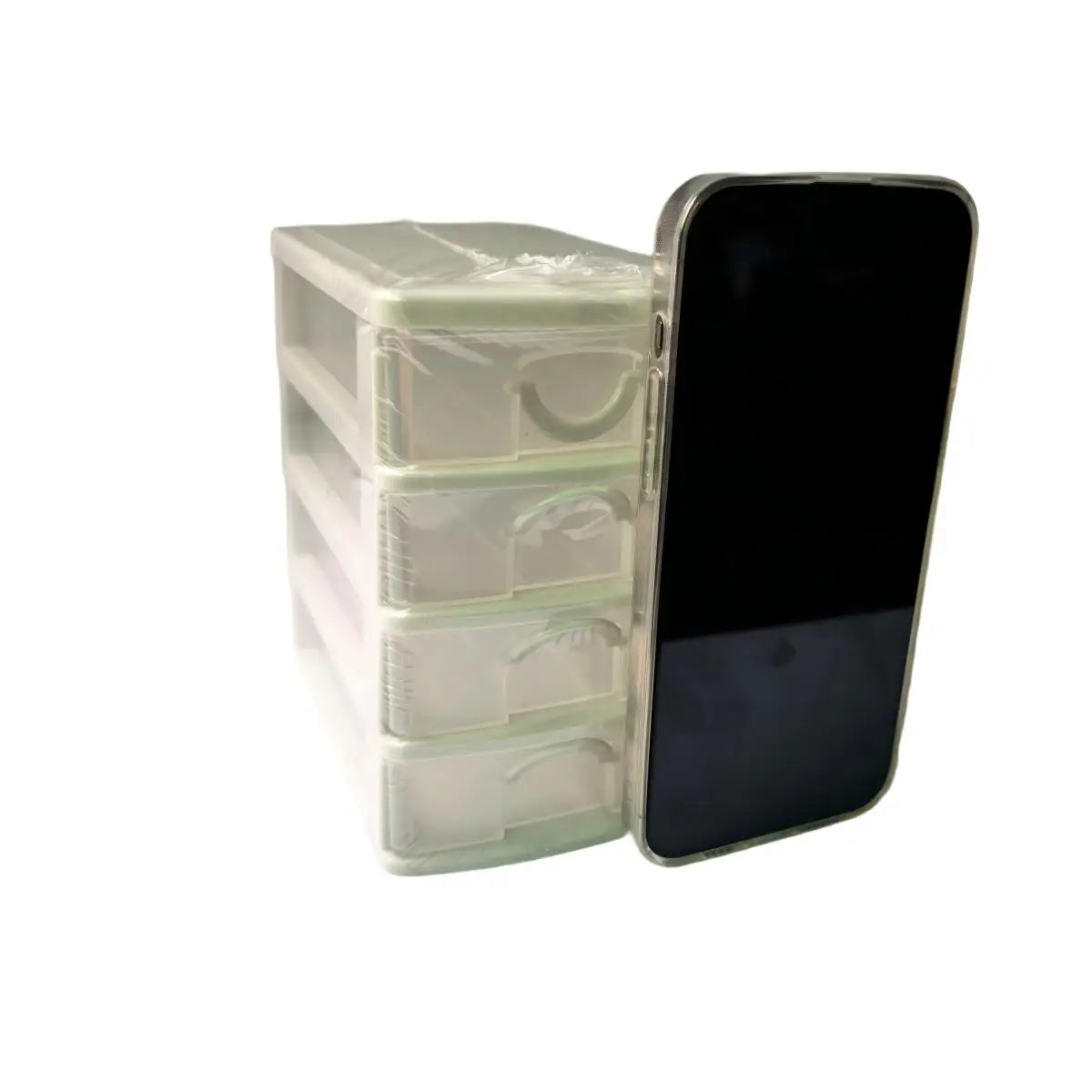 Jewelry Storage Box, 4-Drawer Transparent Organizer