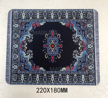 Carpet Mouse Pad 22x18cm – Non-Slip Small Mouse Mat