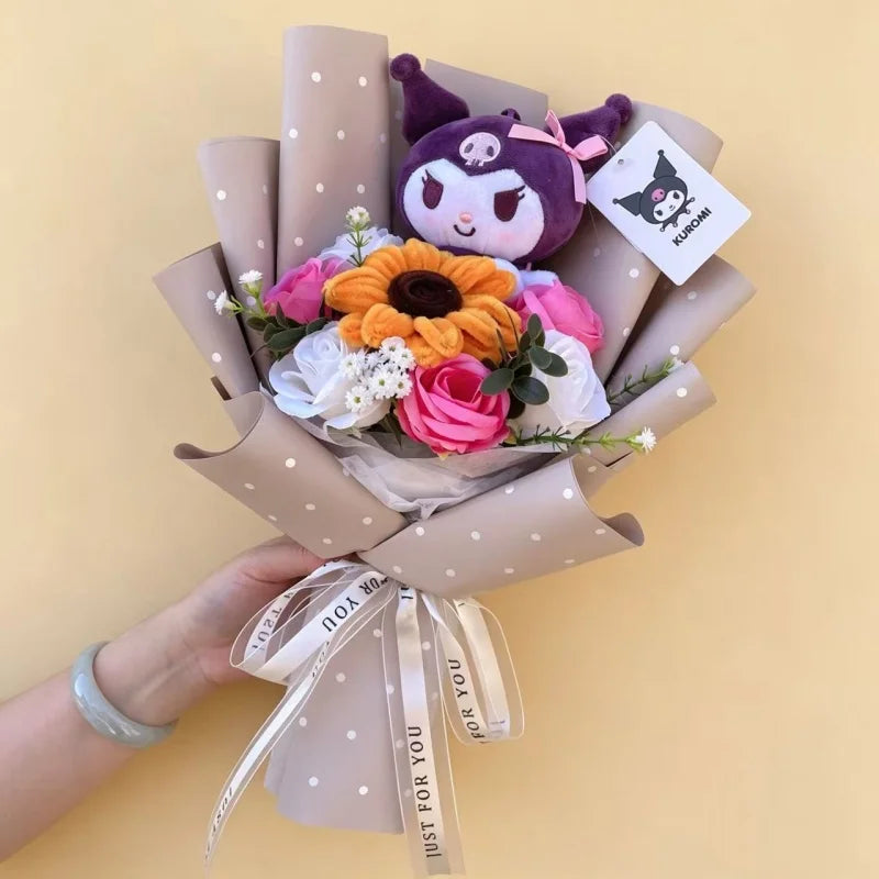 Sanrio Plush Bouquet Cute Cartoon Plush Gift 32–36cm