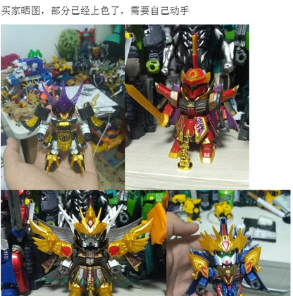 Three Kingdoms Action Figures SD Anime Model Kit 8cm