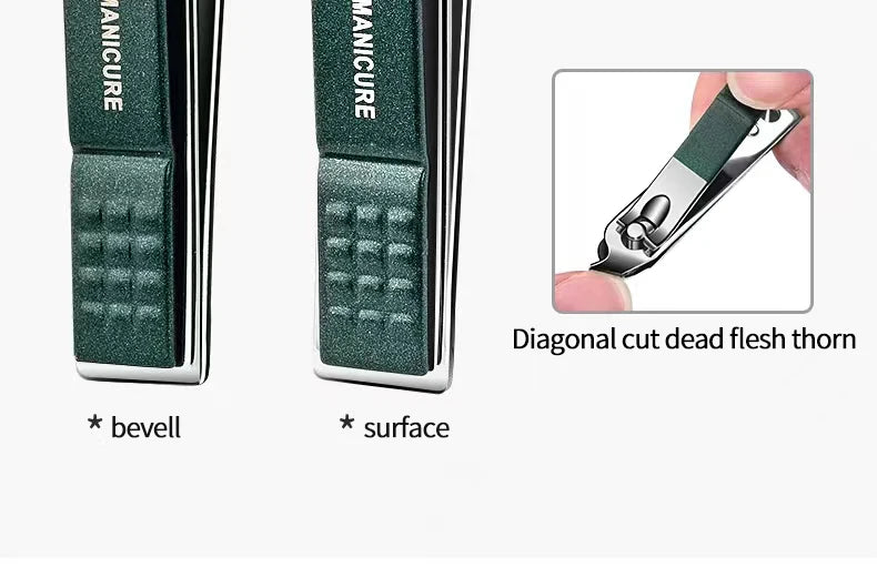 Nail Clippers Set 6 Piece Stainless Steel Manicure Kit