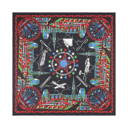 Cotton Bandana Scarf Skull Paisley Hip Hop Headband