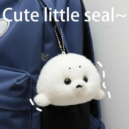 A cute marine-animal accessory for bags, backpacks, car keys, and cozy everyday decor.